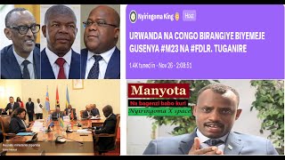 271124 RDCRWANDA RWAMBIKANYE HAGATI YABAKONGOMANI BIYITA ABANILOTIKE TUTSI BANYAMULENGE amp FPR [upl. by Stine]