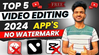 Top 5 video editing app for android  No watermark  5 best video editing app  2024 [upl. by Tega]