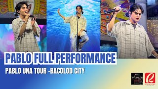 FANCAM PABLO UNA Tour Full Performance at Robinsons Bacolod  October 19 2024 [upl. by Eiramlatsyrk]