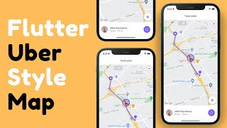 Flutter Google Map With Live Location Tracking [upl. by Rodie]