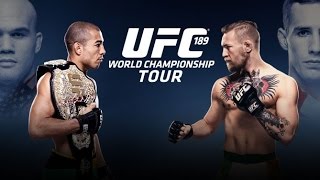 UFC 189 World Tour Press Conference [upl. by Ayisan]