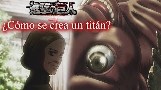 CÓMO TRANSFORMAR HUMANOS EN TITANES  SHINGEKI NO KYOJIN SEASON 2 EPISODIO 27 [upl. by Winson26]