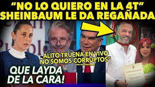 CASO LAYDA LLEGA A MAÑANERA ¡CLAUDIA LE DA REGAÑIZA EN VIVO YO NO LO QUIERO ALITO TRUENA EN TV [upl. by Lodge395]