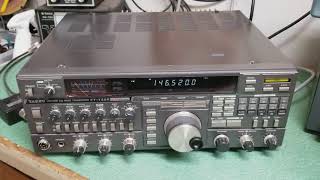 Yaesu FT736R UHFVHF All Mode Transceiver [upl. by Noelc152]