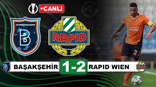 Başakşehir 12 Rapid Wien  Konferans Ligi Canlı Yayın [upl. by Ravahs804]