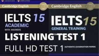 Cambridge 15 Listening Test 1 [upl. by Aipmylo733]