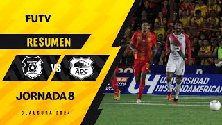 Resumen Herediano 21 Guanacasteca  Jornada 8  Clausura 2024 [upl. by Annawot]