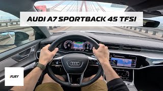 2023 Audi A7 Sportback POV DRIVING EXPERIENCE 45 TFSI 4K [upl. by Frankie]