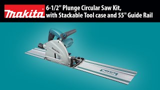 MAKITA 612quot Plunge Circular Saw w tool case SP6000J [upl. by Toole621]