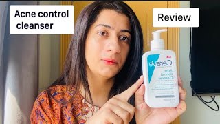 CeraVe Acne Control Cleanser Review [upl. by Anialad]