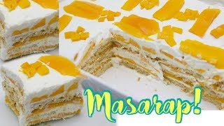 BEST MANGO FLOAT RECIPE  HOW TO MAKE FILIPINO MANGO FLOAT  NO BAKE DESSERT [upl. by Neetsirk130]