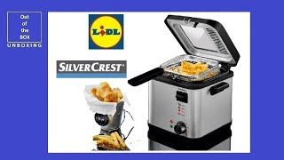 SilverCrest Mini Deep Fat Fryer with Fondue SFM 850 A2 UNBOXING Lidl 850 W 190 C [upl. by Diego986]