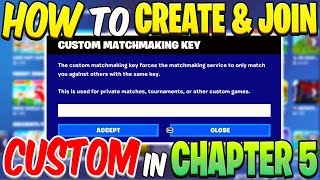 How to MakeJoin CUSTOM matches in Fortnite 2024 [upl. by Etaner321]