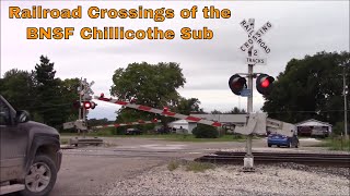 Railroad Crossings of the BNSF Chillicothe Sub Volume 12 [upl. by Fallon754]