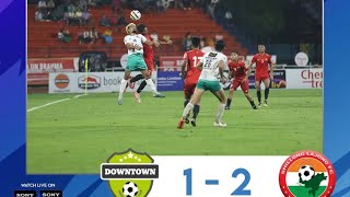 Shillong lajong fc vs ​⁠ Downtown hero fc 132end edition Durand cup Highlights video [upl. by Yelsiap]