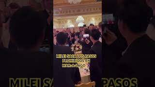 El presidente de Argentina Javier Milei bailó YMCA en MaraLago javiermilei trump maralago [upl. by O'Conner]