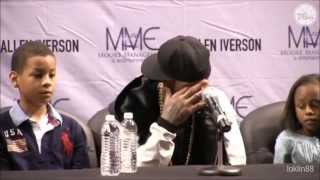 Allen Iverson chokes up over Aaron Mckie [upl. by Hough]