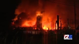 Target 12 Woonsocket mill that burned down had been home to a chemical manufacturing facility [upl. by Washburn]