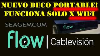 Cablevisión Flow Nuevo Receptor Utiliza WIFI  Es PORTABLE [upl. by Lyndsey]