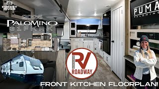 Beautiful Front Kitchen👀 Checkout the New 2025 Palomino Puma 31FKRK [upl. by Hammerskjold313]