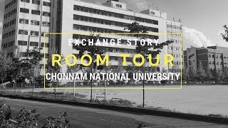 CHONNAM NATIONAL UNIVERSITY DORMITORY ROOM TOUR [upl. by Ahser491]