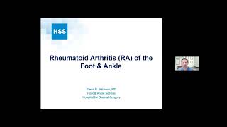 Rheumatoid Arthritis in the Foot and Ankle An Overview HSS [upl. by Netti]