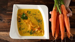 🥕 Selbstgemachte gesunde Karottensuppe ohne Chemie So wirds am besten zubereitet [upl. by Scribner]