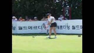 Natalie Gulbis Golf Swing 2007 Australian Open LPGA [upl. by Phaih154]