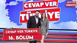 Cevap Ver Türkiye 16 Bölüm CevapVerTurkiye [upl. by Odragde]