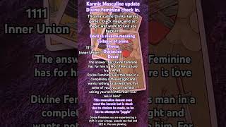 KARMIC MASCULINE UPDATE tarot [upl. by Nytsua264]