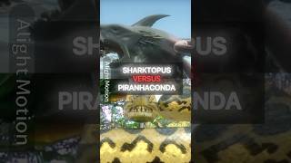 Sharktopus Versus Piranhaconda edit battle cheapbudgethorrorfilms [upl. by Divd]