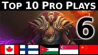 Dota 2 Top 10 Pro plays 6  GODLIKE PLAYS [upl. by Asille504]