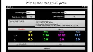 Strelok Ballistic Calculator [upl. by Ahsienak507]