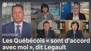 Legault garde le cap sur les déplacements obligatoires des demandeurs dasile  Mordus de politique [upl. by Mcmath960]