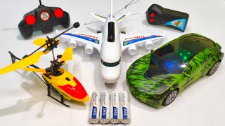 Radio Control Airbus A380 and Remote Control Racing Rc Car Unboxing helicopter aeroplane jahaj z [upl. by Retep]