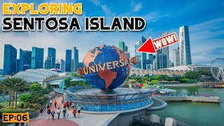 Sentosa Island  Universal Studio  Cable Car UNIQUEVISIONS5  EP  6 [upl. by Anirac]