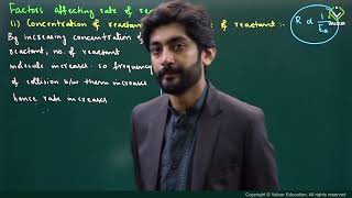 Factors affecting rate of Reaction  Reactant nature amp conc temp catalyst with types [upl. by Adriano]