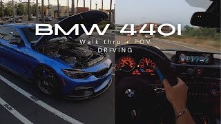 BMW 440i Walkthru  POV Drive [upl. by Naehgem]