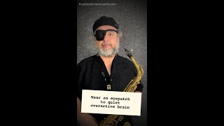 Wearing an eye patch Musician Focal Dystonia Recovery [upl. by Aenehs]