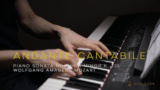 Mozart Piano Sonata K 310 No8 in A Minor Andante 2nd Movement – Dirk Chan [upl. by Debbie]