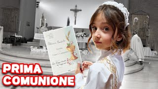 LA PRIMA COMUNIONE DI FIGLIACHIARA LA FESTA CON TUTTI I NOSTRI AMICI [upl. by Moynahan]