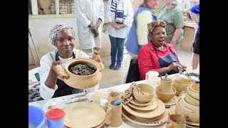 Kazuri Bead Makers Nairobi Africa 2019 [upl. by Ytirev]