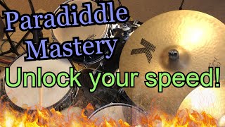 The SECRET to MASTERING Paradiddles  Drum Lesson and Exercise [upl. by Anelrats349]