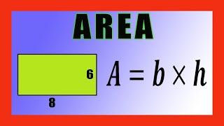 ✅👉 Como Sacar el AREA de un RECTANGULO [upl. by Madid]