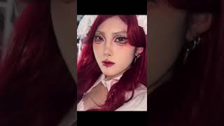 Halloween Gothic Bridal Makeup makeup beautiful makeuptutorial makeupartist halloween [upl. by Olia]