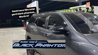 Eps 9 Fortuner 28 1gd GR SPORT Review Lengkap kaca film Solar Gard Black Phantom di fortuner [upl. by Yahsel600]