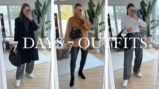 7 DAYS 7 OUTFITS  STYLING MY FAVORITE TOTÊME PIECES DEUTSCH [upl. by Llenrrad]