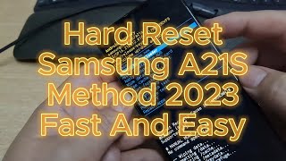 Hard Reset Samsung A21S Method 2023 Fast And Easy [upl. by Robyn]