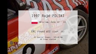 TRAILER 1997 Rajd POLSKI PL  wwweuropeanrallyingcom [upl. by Aerdnac]