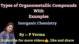 L2 Organometallic ChemistryTypes of Organometallic CompoundsInorganic ChemistryBScIIISem6th [upl. by Nuaj]